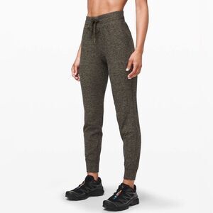 Lululemon Ready To Rulu High Rise Jogger Heathered Green